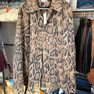 Leopard Print Women's poncho/vest